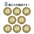 画像4: 樹脂ボタン 木目調リム【ベージュ】18mm 8個入 丸型 四つ穴 表付け 手芸 服飾 付け替え きらきらぷんぷん丸 B-2077 (4)