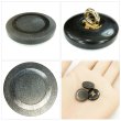 画像5: 樹脂ボタン リングデザイン【ブラウン】15mm 10個入 丸型 足つき 手芸 服飾 付け替え きらきらぷんぷん丸 B-2097 (5)