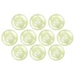 画像1: 二つ穴樹脂ボタン【アイボリー】15mm 10個入 シェル調 丸型 光沢 模様 手芸 服飾 付け替え きらきらぷんぷん丸 B-2155 (1)