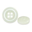 画像1: 樹脂ボタン ボールドリム【アイボリー】15mm 10個入 丸型 四つ穴 マーブル調 手芸 服飾 付け替え きらきらぷんぷん丸 B-2225 (1)
