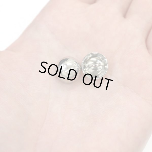 画像7: メタルボタン 【シルバー 鏡面仕上げ】 銀 ボタン ビジューボタン 飾りボタン 縫製ボタン 袖口ボタン 15個入り 【12.5mm】 きらきらぷんぷん丸 B-230 (7)