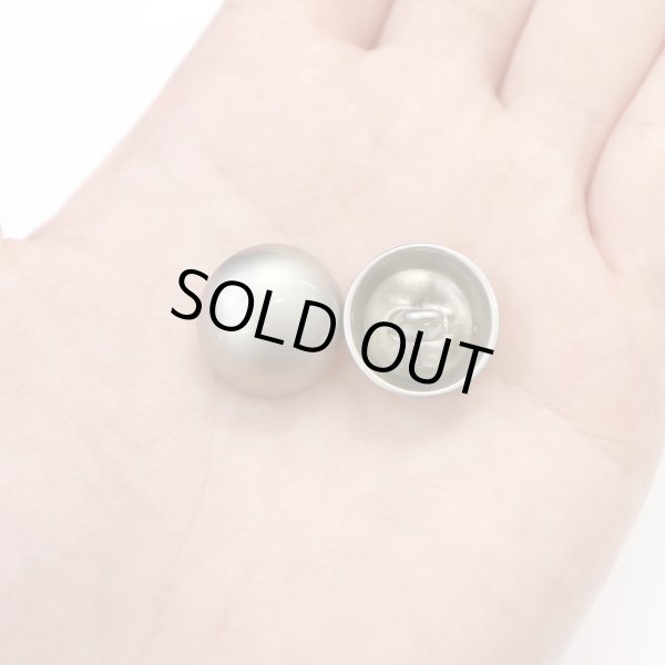 画像7: メタルボタン 【シルバー】 銀 ビジュー ドーム型 飾り 縫製 袖口 10個入り 【18mm】 きらきらぷんぷん丸 B-244 (7)