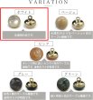 画像4: 足つきボタン 【ホワイト】 白 半透明 シャツ スーツ 6個入り 【20mm】 きらきらぷんぷん丸 B-248 (4)