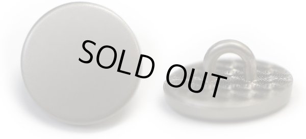 画像1: メタルボタン フラット 【シルバー ツヤなし】 銀 ビジュー 飾り 縫製 袖口 20個入り 【11.5mm】 きらきらぷんぷん丸 B-301 (1)