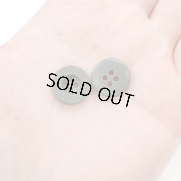 画像7: ミリタリーボタン 【グリーン】 四つ穴ボタン 緑 ボタン 20個入り 【15mm】 きらきらぷんぷん丸 B-400 (7)