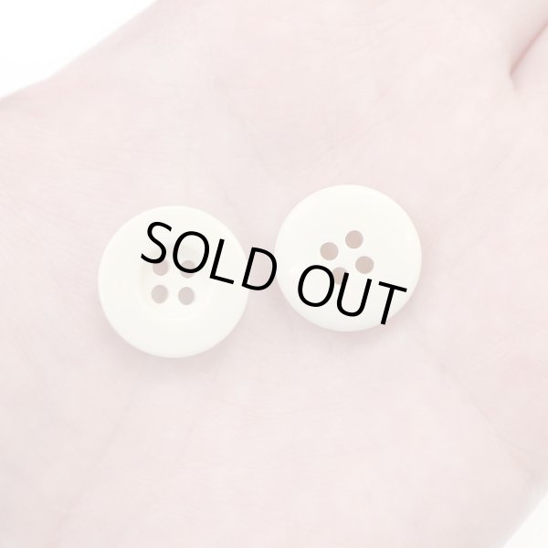 画像7: ミリタリーボタン 【ライトベージュ】 四つ穴ボタン ボタン 15個入り 【18mm】 きらきらぷんぷん丸 B-419 (7)