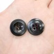 画像7: ナットボタン【ブラック】四つ穴ボタン 黒 ベーシック カラーボタン シンプル ボタン 手芸 10個入り【20mm】きらきらぷんぷん丸 B-443 (7)