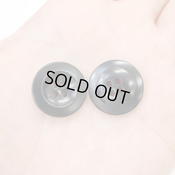 画像7: ナットボタン【ブラック】四つ穴ボタン 黒 ベーシック カラーボタン シンプル ボタン 手芸 10個入り【20mm】きらきらぷんぷん丸 B-443 (7)