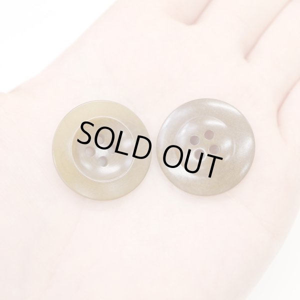 画像7: ナットボタン【ブラウン】四つ穴ボタン 茶色 ベーシック カラーボタン シンプル ボタン 手芸 6個入り【25mm】きらきらぷんぷん丸 B-450 (7)