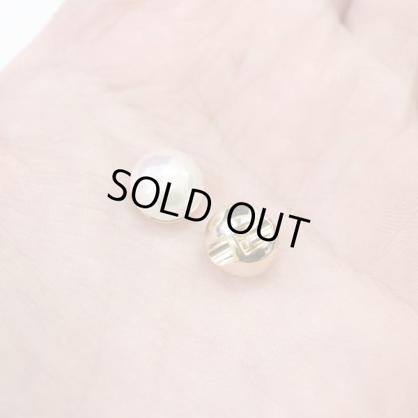 画像7: オーロラ パールボタン 【ホワイト】 ゴールド 台座付き カラー パール ボタン 白 6個入り 【10mm】 きらきらぷんぷん丸 B-535 (7)