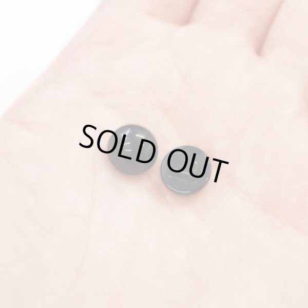 画像6: 黒ボタン 足つき【ブラック ツヤあり】キノコ型 シャツ カラーボタン シンプル ボタン 目玉ボタン 手芸 20個入り【10mm】きらきらぷんぷん丸 B-552 (6)