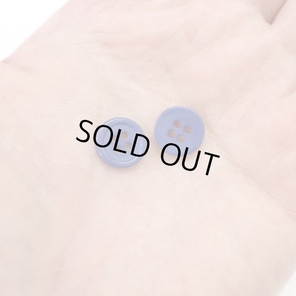 画像7: 四つ穴ボタン 【ネイビー】 紺色 ツヤあり カラー ボタン シャツボタン 20個入り 【11.5mm】 きらきらぷんぷん丸 B-595 (7)