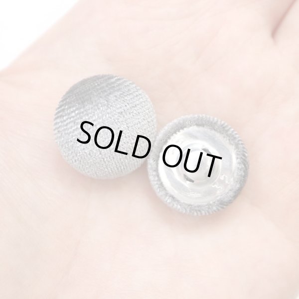 画像7: ベロアボタン 【グレー】 灰色 くるみボタン ボタン 飾りボタン つつみボタン 8個入り 【20mm】 きらきらぷんぷん丸 B-650 (7)