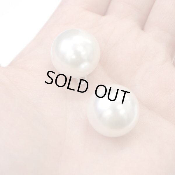 画像7: パールチャーム カン付き 【ホワイト】 白 パールボタン 足つき ボタン ヒートン アクセサリー パーツ 4個入り 【20mm】 きらきらぷんぷん丸 B-709 (7)