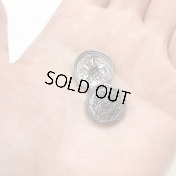 画像7: ブレザーボタン 金属製 【ブラック】 黒 足つき ボタン メタルボタン スーツボタン ジャケット 8個入り 【18mm】 きらきらぷんぷん丸 B-743 (7)