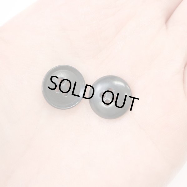 画像7: ナットボタン 四つ穴ボタン 【ブラック】 黒 フチ薄 スーツボタン ベーシック ウッド ボタン 15個入り 【15mm】 きらきらぷんぷん丸 B-794 (7)