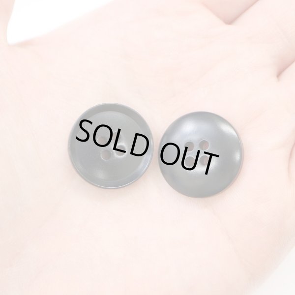 画像7: ナットボタン 四つ穴ボタン 【ブラック】 黒 フチ薄 スーツボタン ベーシック ウッド ボタン 10個入り 【20mm】 きらきらぷんぷん丸 B-796 (7)