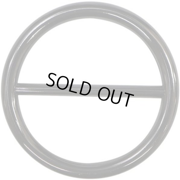 画像1: [きらきらぷんぷん丸] バックル 丸型 針無し 【30mm】 5個入り ブラック 黒 メタル ベルトパーツ バッグ 金具 手芸 BCKL-011 (1)