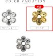 画像6: ビーズキャップ 花座 6mm【ゴールド】金色 50個入り 金具 飾り アクセサリー 手芸 ハンドメイド きらきらぷんぷん丸 BDC-002 (6)