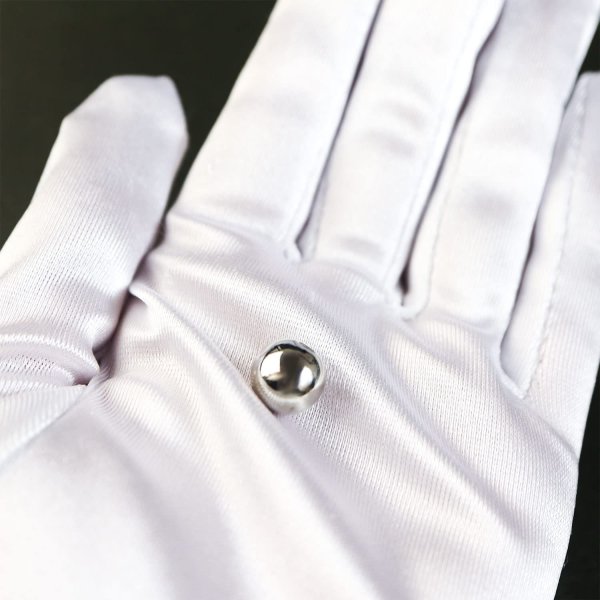 画像6: メタルビーズ シルバー ラウンドビーズ 30個【10mm】パーツ 銀 丸型 球体 穴あり 光沢 メタル メッキ 軽量 両穴 アクセサリー ハンドメイド 手芸 DIY 大きめ きらきらぷんぷん丸 CB-003 (6)