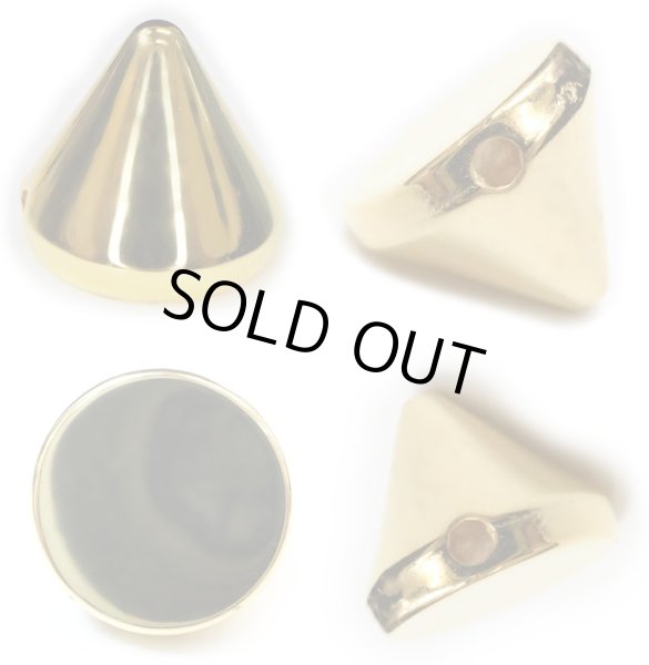 画像4: スタッズ パーツ 縫い付けタイプ【ゴールド】金 パンク 鋲 リメイク ハンドメイド レザークラフト 手芸 50個入り【1×1cm】きらきらぷんぷん丸 BK-003 (4)