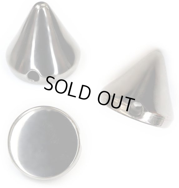 画像4: スタッズ パーツ 縫い付けタイプ【ブラック】黒 パンク 鋲 リメイク ハンドメイド レザークラフト 手芸 50個入り【1×1cm】きらきらぷんぷん丸 BK-005 (4)