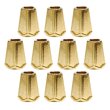 画像1: コードエンド 紐 先端 【ゴールド】 10個入り パーカー 巾着 リュック 留め具 手芸 ハンドメイド きらきらぷんぷん丸 BK-037 (1)