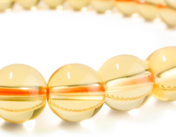 画像5: 天然石ブレスレット 黄水晶 シトリンクォーツ 6mm アクセサリー 11月 誕生石 パワーストーン 金運 開運 幸運 商売繁盛 BRS-009 (5)