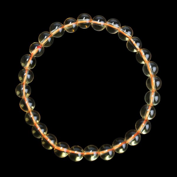画像6: 天然石ブレスレット 黄水晶 シトリンクォーツ 6mm アクセサリー 11月 誕生石 パワーストーン 金運 開運 幸運 商売繁盛 BRS-009 (6)