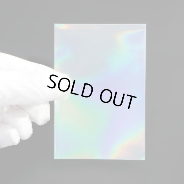 画像4: ホログラムカードスリーブ【オーロラ柄】〔1セット〕50枚入り 65×90mm 大容量 クリア トレカ キラキラ きらきらぷんぷん丸 C-65-90-A (4)