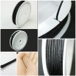 画像3: ナイロン紐【ブラック】0.8mm×10m 細紐 編み紐 ナイロン糸 マクラメ ミサンガ ブレスレット ビーズコード DIY 手芸用 きらきらぷんぷん丸 CNC-003 (3)