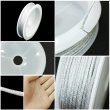 画像3: ナイロン紐【グレー】0.8mm×10m 細紐 編み紐 ナイロン糸 マクラメ ミサンガ ブレスレット ビーズコード DIY 手芸用 きらきらぷんぷん丸 CNC-006 (3)