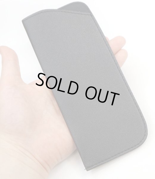 画像6: メガネケース 合皮 革 【ブラック】 黒 スリム 眼鏡ケース サングラスケース PUレザー 可愛い おしゃれ 薄型 コンパクト 軽量 きらきらぷんぷん丸 EGC-016 (6)