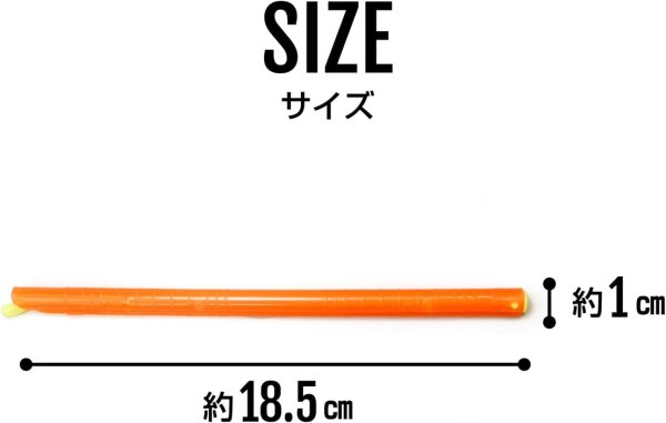 画像3: 袋止めクリップ【18.5cm】食品保存 防湿 袋とじ キッチン クリップ 便利 キッチン用品【オレンジ 5本入り】きらきらぷんぷん丸 FKD-002 (3)
