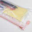 画像7: ジッパー式ファイル袋 5枚入り（パステルカラー）書類整理ファイル メッシュ ケース 防水 袋 収納 バッグ 半透明 連絡袋 きらきらぷんぷん丸 FLES-001 (7)