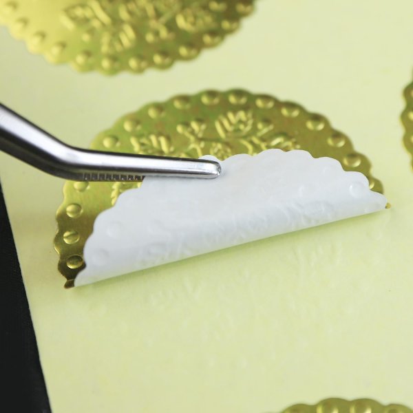 画像6: ギフトシール ゴールド 丸 For You エンボスシール 直径40mm 5シート入り プレゼント きらきらぷんぷん丸 FSEL-001 (6)