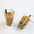 画像4: 食品サンプルピアス フックピアス おもしろピアス タピオカミルクティー ミニチュアフード きらきらぷんぷん丸 FSP-H-002 1個 (4)