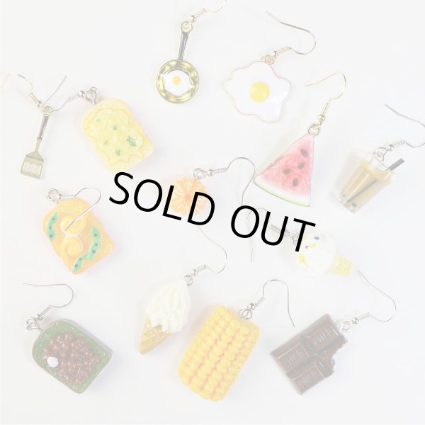 画像7: 食品サンプルピアス フックピアス おもしろピアス ソフトクリーム ミニチュアフード きらきらぷんぷん丸 FSP-H-009 1個 (7)