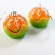 画像4: 食品サンプルピアス フックピアス おもしろピアス 皮むきみかん ミニチュアフード きらきらぷんぷん丸 FSP-H-012 1個 (4)