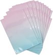 画像1: 熱圧着 パウチ 袋 内寸約86x133mm 20枚 グラデーション パステルカラー サプライズ ランダム ヒートシール アイロン シーラー きらきらぷんぷん丸 GRA-001 (1)