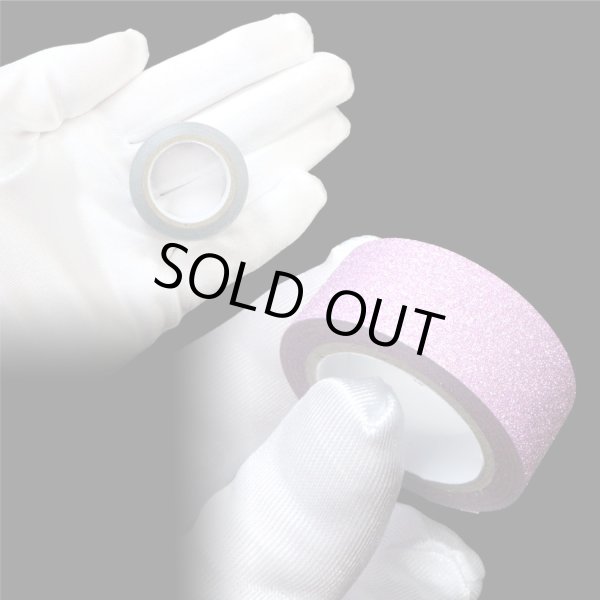 画像5: グリッターテープ ピンク 細かいラメ キラキラ デコレーション ラッピング シール プレゼント 1巻 幅約15mm×長さ約5m きらきらぷんぷん丸 GT-026 (5)