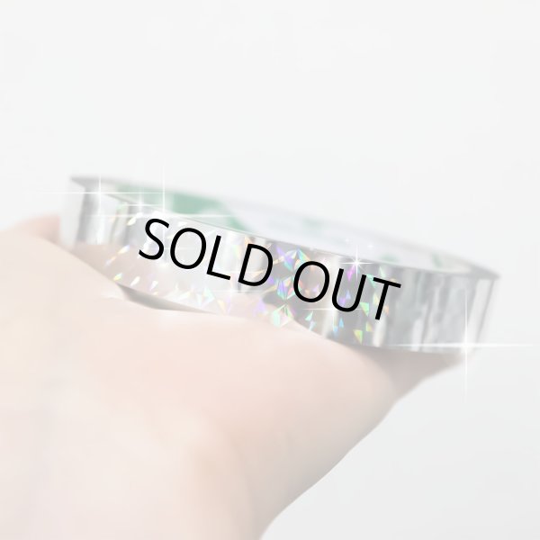 画像5: 【ホログラムテープ】粘着あり デコレーション ラッピング用に【約15mm×50m】1巻 きらきらぷんぷん丸 HG-002 (5)