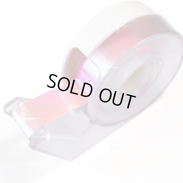 画像4: オーロラテープ【ピンク】粘着あり OPPテープ ホログラム デコレーション ラッピング用に【約15mm×5m】4巻 きらきらぷんぷん丸 HG-012 (4)