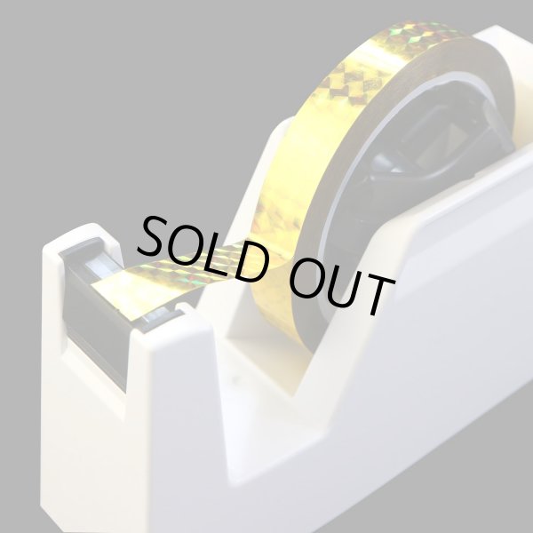 画像4: ホログラムテープ メッキテープ ゴールド キラキラ 粘着あり デコレーション ラッピングに 15mm×50m きらきらぷんぷん丸 HG-032 1巻 (4)