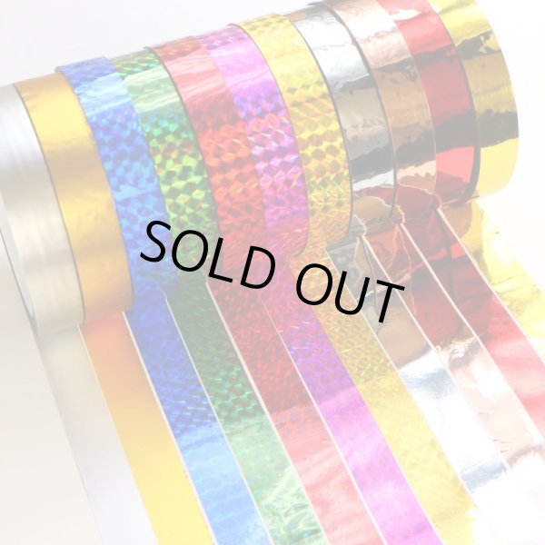 画像6: ホログラムテープ メッキテープ ゴールド キラキラ 粘着あり デコレーション ラッピングに 15mm×50m きらきらぷんぷん丸 HG-032 1巻 (6)