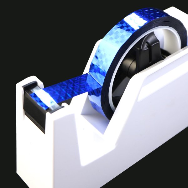 画像4: ホログラムテープ メッキテープ ブルー キラキラ 粘着あり デコレーション ラッピングに 18mm×50m きらきらぷんぷん丸 HG-040 1巻 (4)