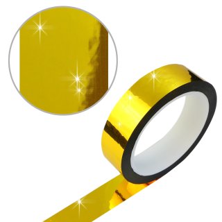 メッキテープ レッド 光沢 粘着あり デコレーション ラッピングに 24mm