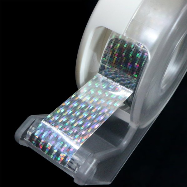 画像4: ホログラムロールテープ ドット(約15mm×5m)1巻 粘着あり デコレーション ラッピング キラキラ きらきらぷんぷん丸 HG-071 (4)