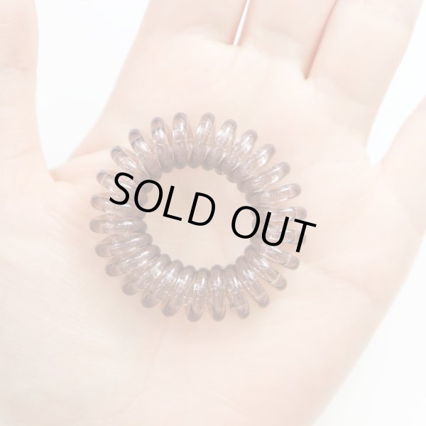 画像6: スプリングヘアゴム 髪ゴム【グレー】跡がつかない 髪留め スプリングゴム セット【5個入り】きらきらぷんぷん丸 HGM-005 (6)