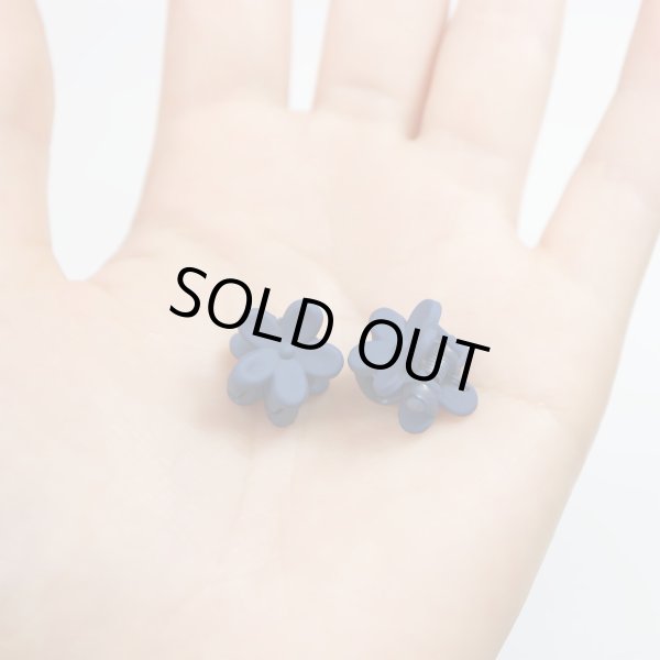 画像6: ヘアクリップ ミニ 花【ネイビー】紺 小さめ かわいい 前髪 髪留め ヘアピン クリップ【10個入り】きらきらぷんぷん丸 HPNN-007 (6)